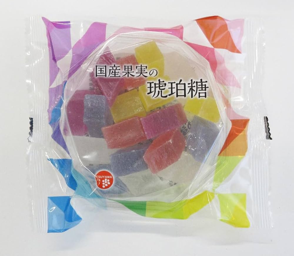 Amazon.co.jp: 津山屋製菓 国産果実の琥珀糖 100g PSJBOX